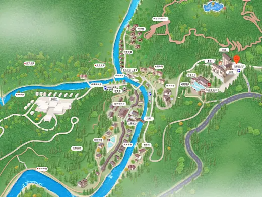 锡山结合景区手绘地图智慧导览和720全景技术，可以让景区更加“动”起来，为游客提供更加身临其境的导览体验。